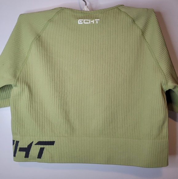 ECHT Seamless Green Crop Top - Picture 3 of 4